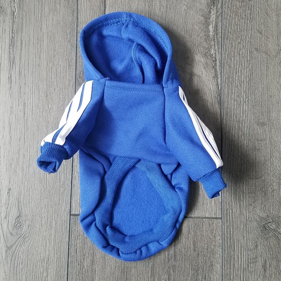 *SOLD* NWT 2-Legged Adidog Hooded Sweatshirt - Picture 2 of 3